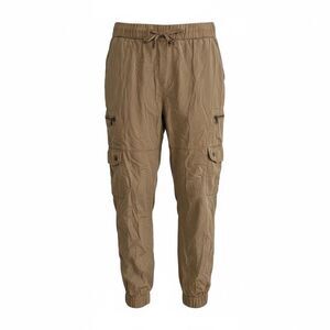 Banana Republic Elastic Waist Drawstring Cargo Pull-on Jogger Pants Tan Small
